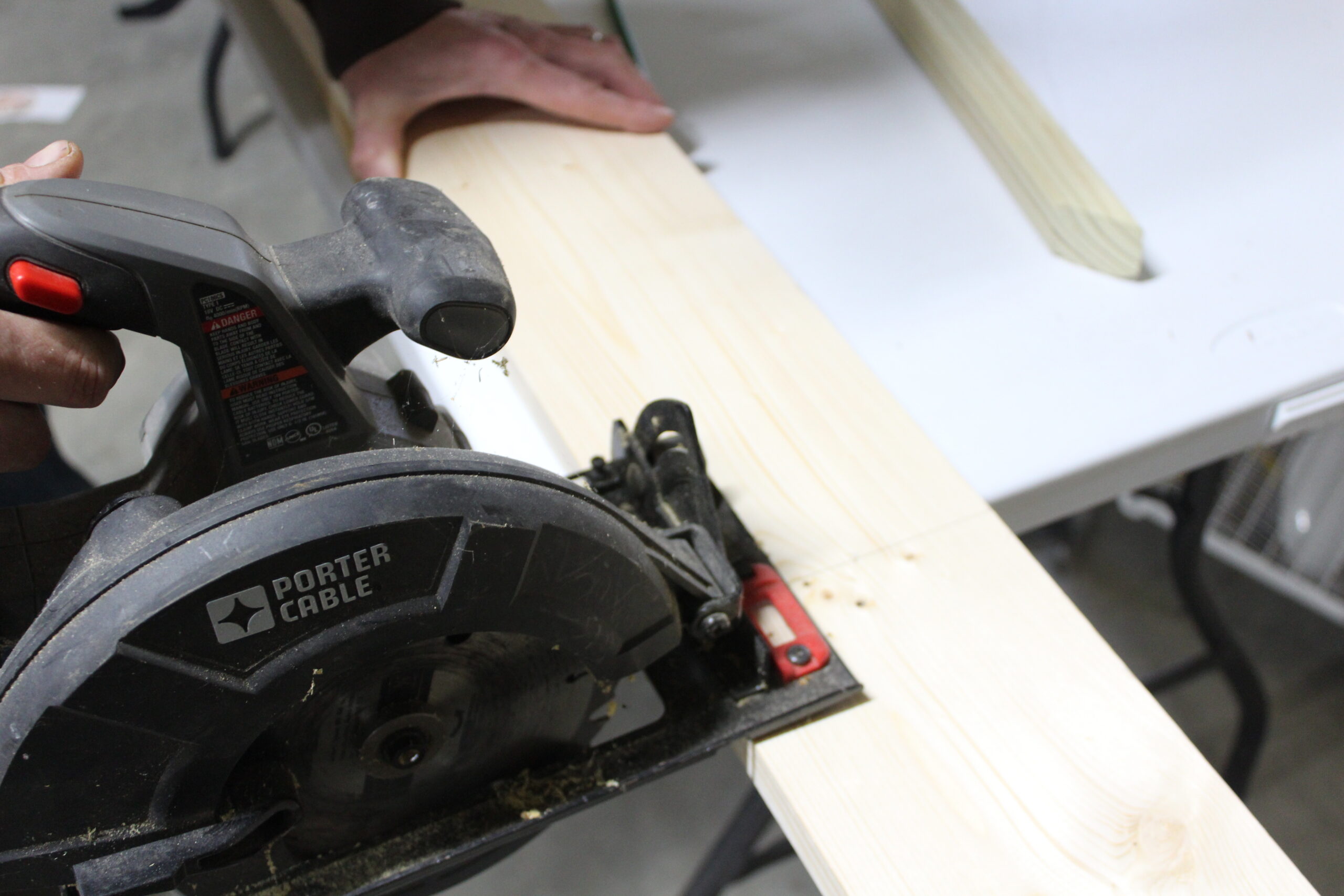 Cutting a 1x6 board for a stationary muskrat float platform